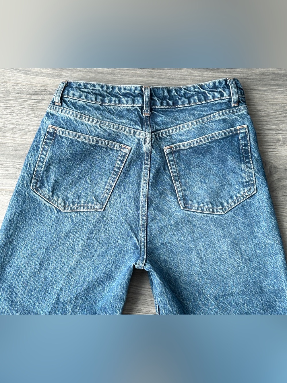 Reformation Classic Blue Straight-Leg Jeans